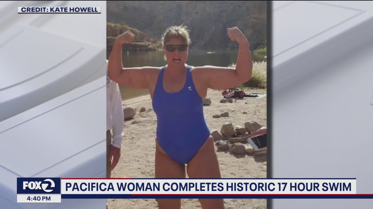 Bay Area woman makes history with dangerous, open-water swim