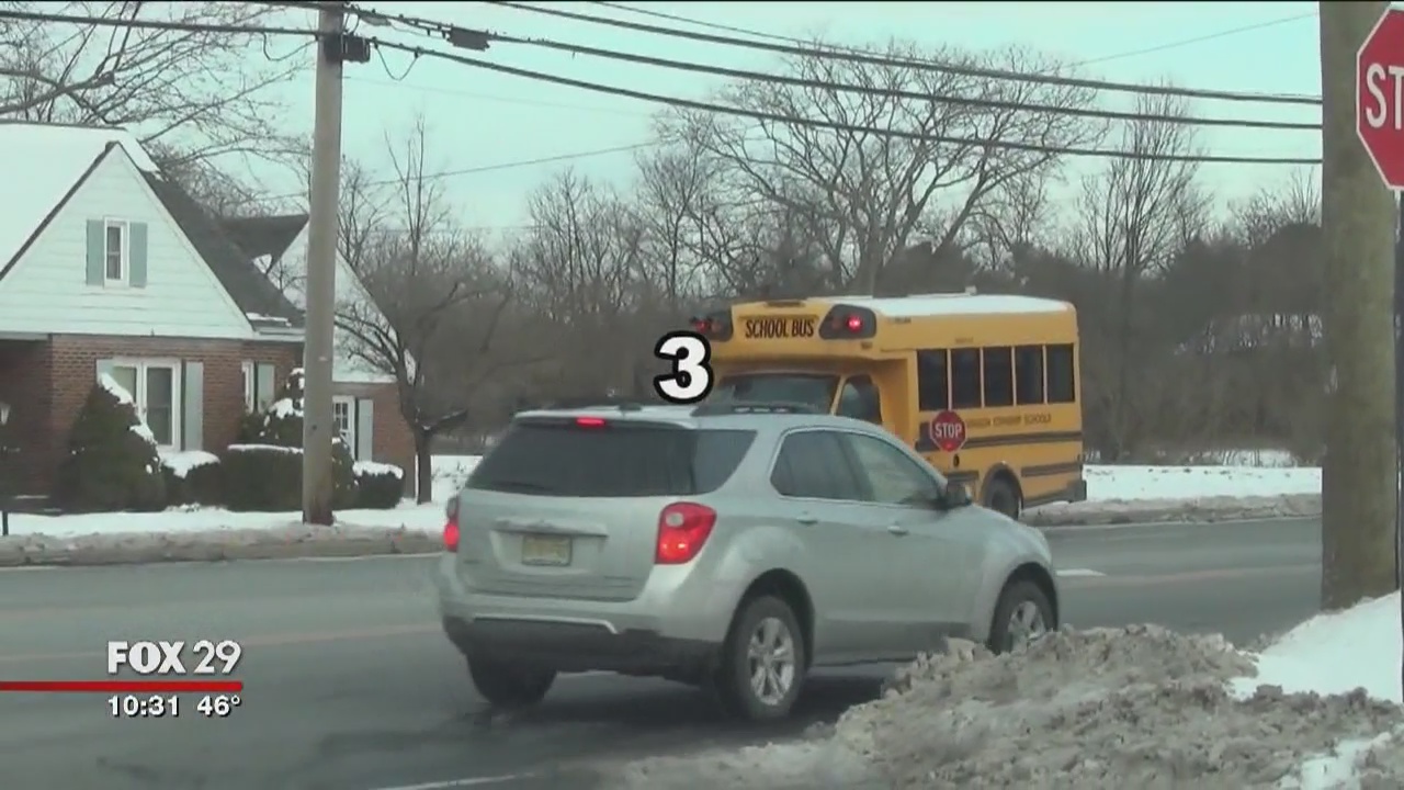 FOX 29 Investigates: Drivers Passing Stopped School Buses
