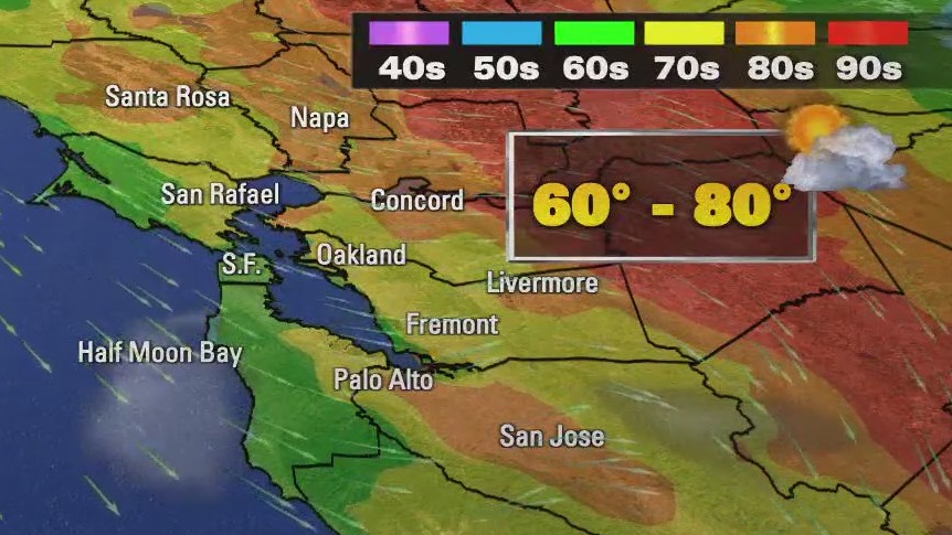 Warmer weather moves in