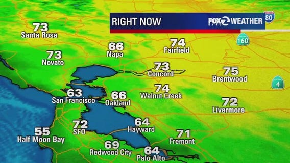 Warmer weather around coastline