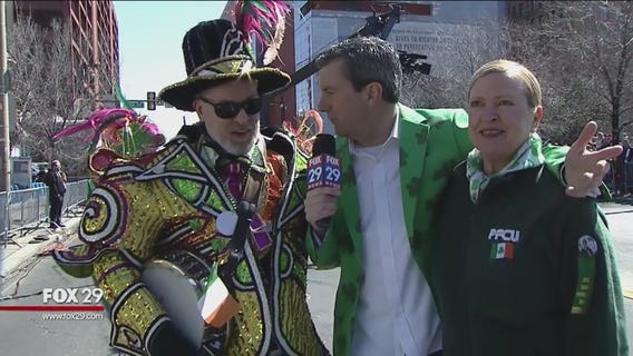 Avalon String Band struts alongside PFCU in St. Patrick's Day Parade