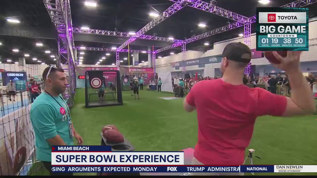 Super Bowl Experience gives fans a taste of the action