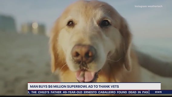 Man buys Super Bowl ad to thank veterinarians