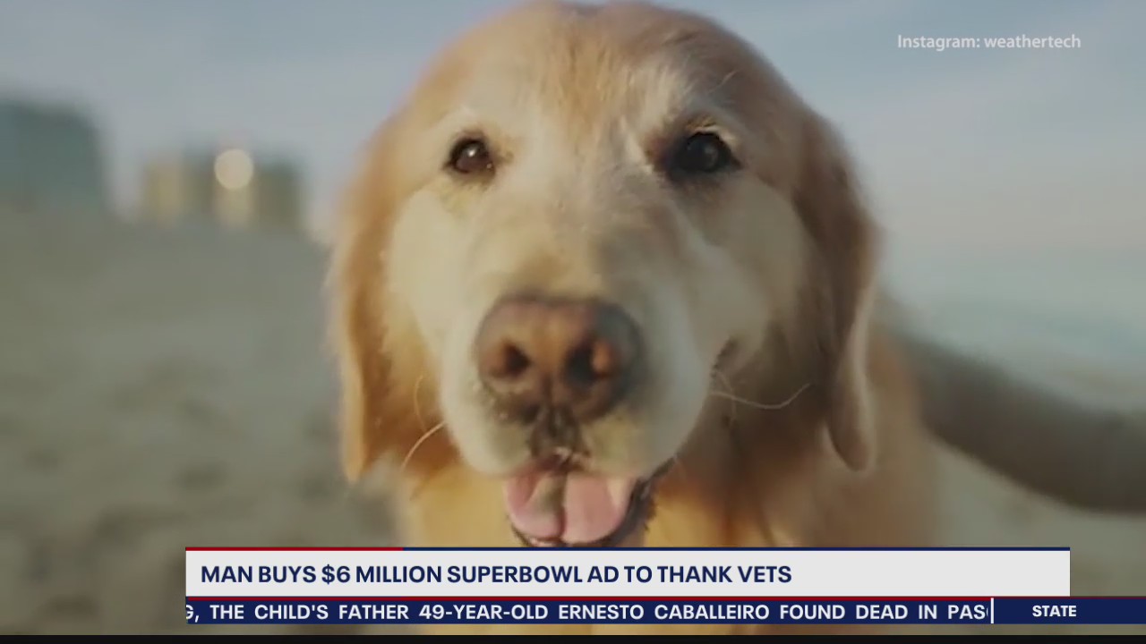 Man buys Super Bowl ad to thank veterinarians