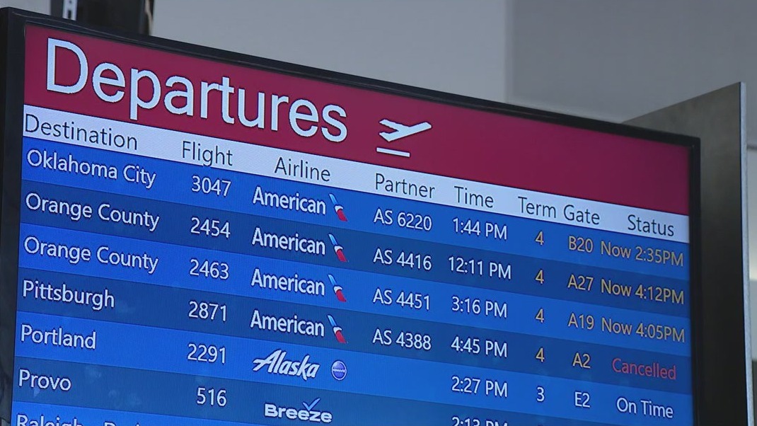 Winter weather cancels flights at Phoenix Sky Harbor