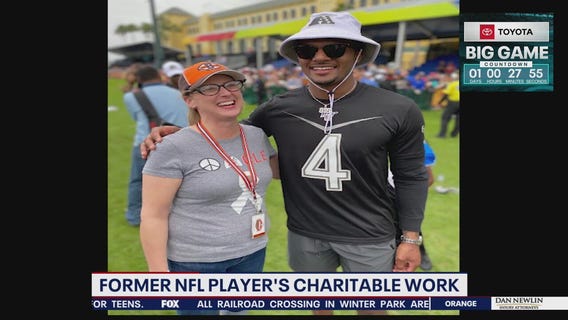 Former NFL player's charitable work