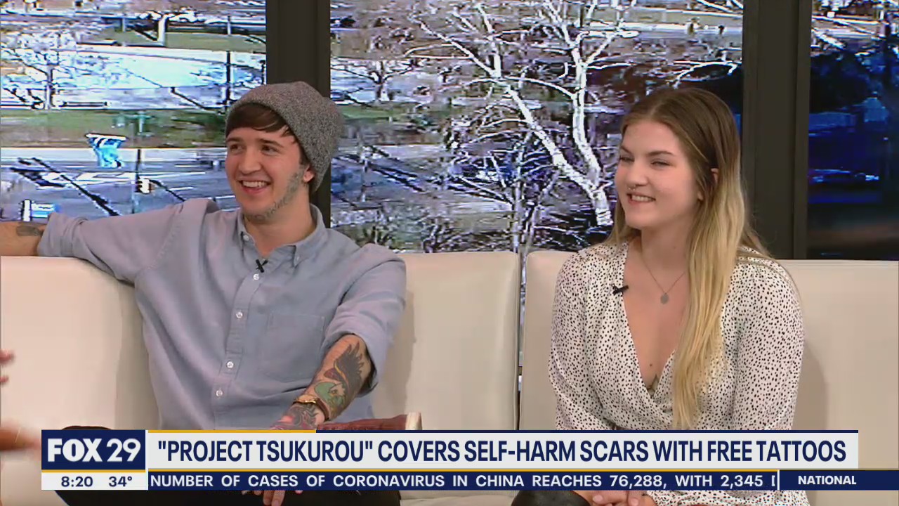 Philadelphia tattoo artist turns self-harm scars into art