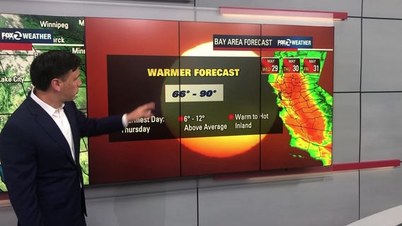 Warm to hot forecast