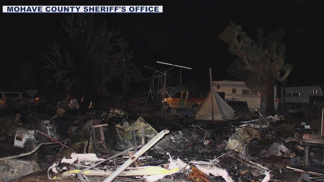 Woman killed in fire near Lake Mead