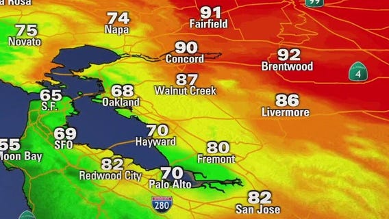 Bay Area sees temperature drop