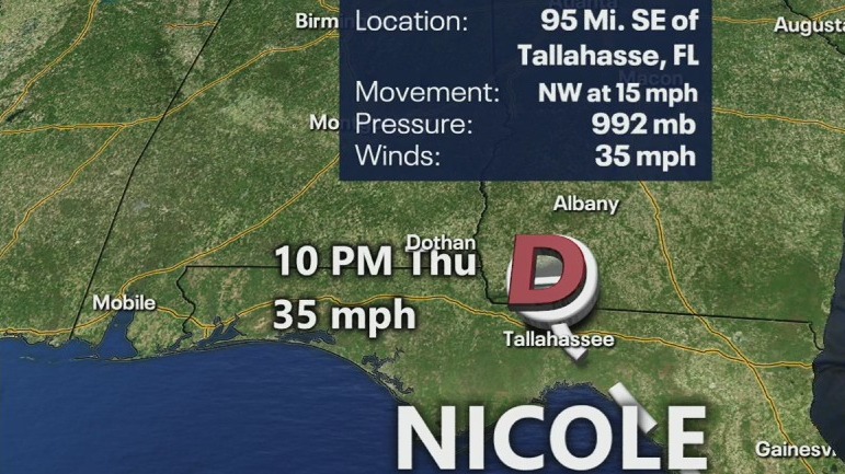 Tracking Nicole: NY and NJ weather