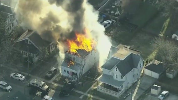 Officers shot, home burns in Penn. neighborhood