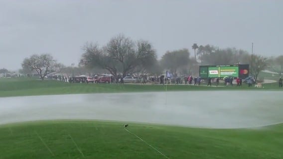 Winter weather: Heavy rain affects WM Phoenix Open