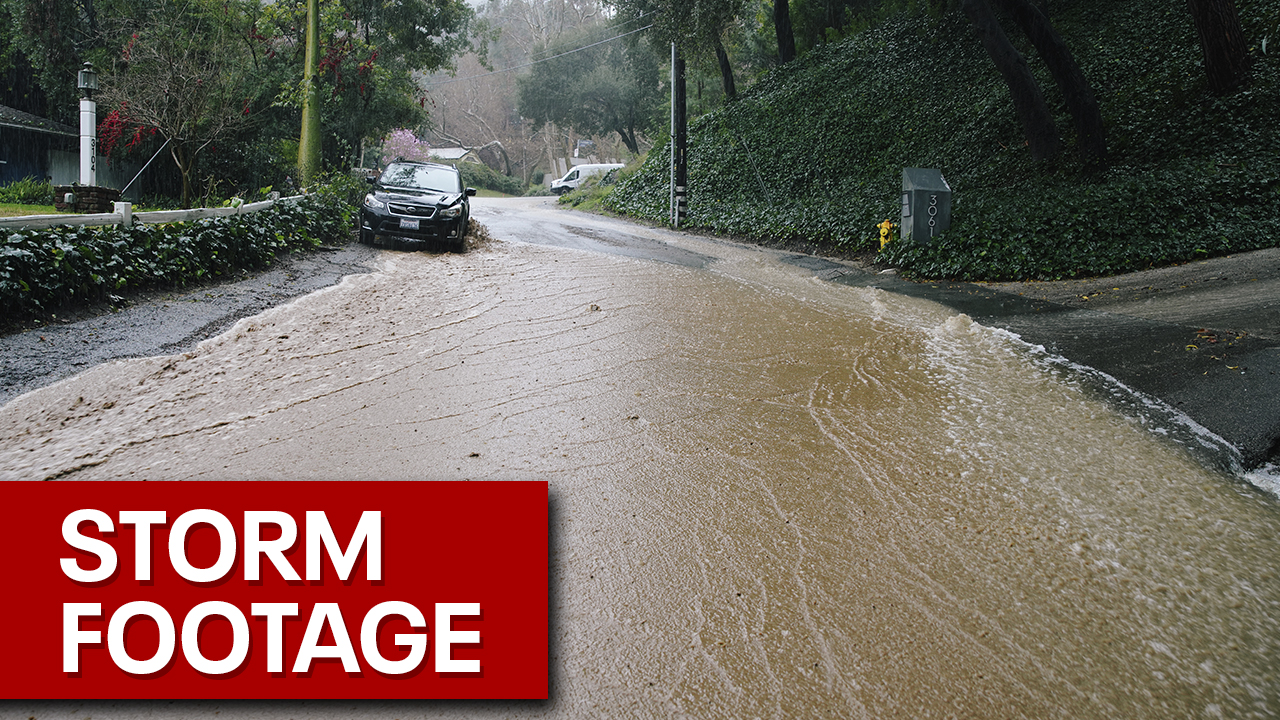 Winter storm takes on California