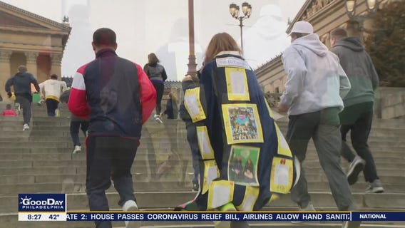 Philadelphia principal fulfills promise, runs Rocky Steps after students raise $25K