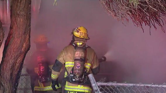 1 person burned in west Phoenix mobile home fire