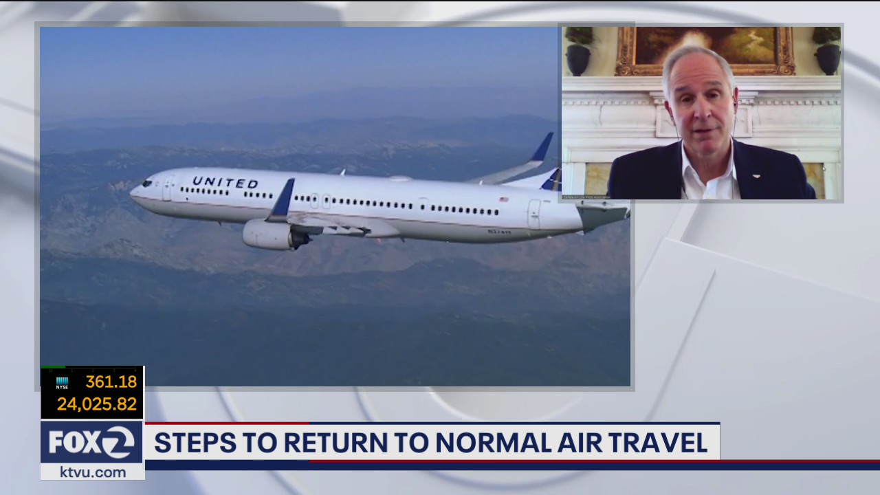 Steps to reopening air travel