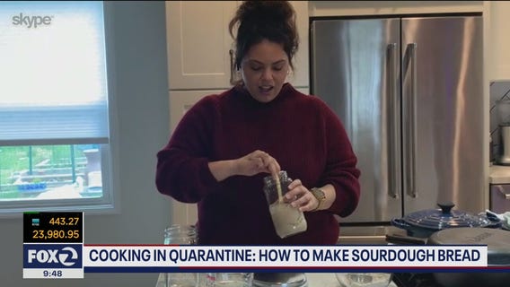 Cooking in quarantine: making sourdough from home