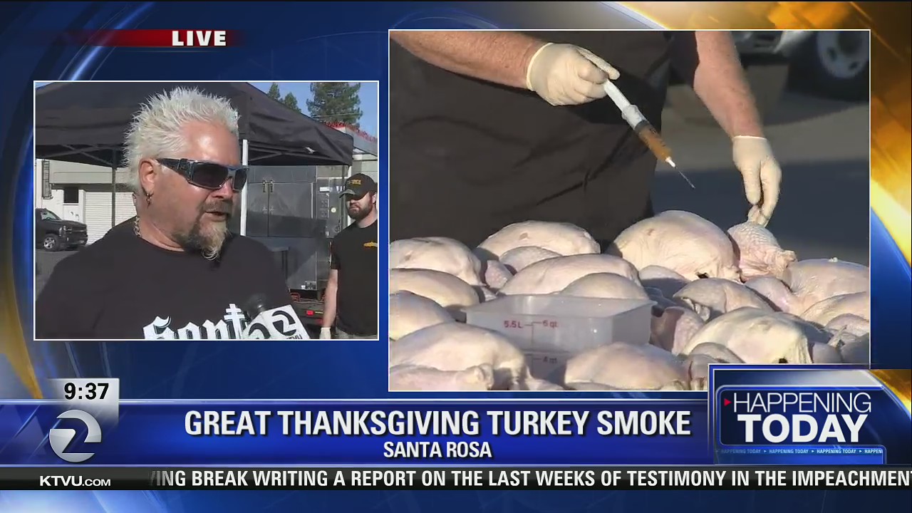 Great Thanksgiving Turkey Smoke
