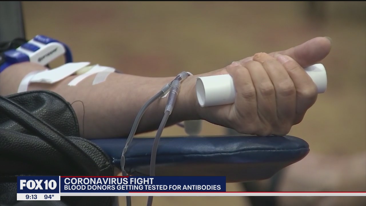 Coronavirus fight: Blood donors get tested for antibodies