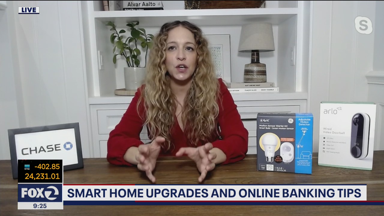 Smart home upgrades and online banking tips