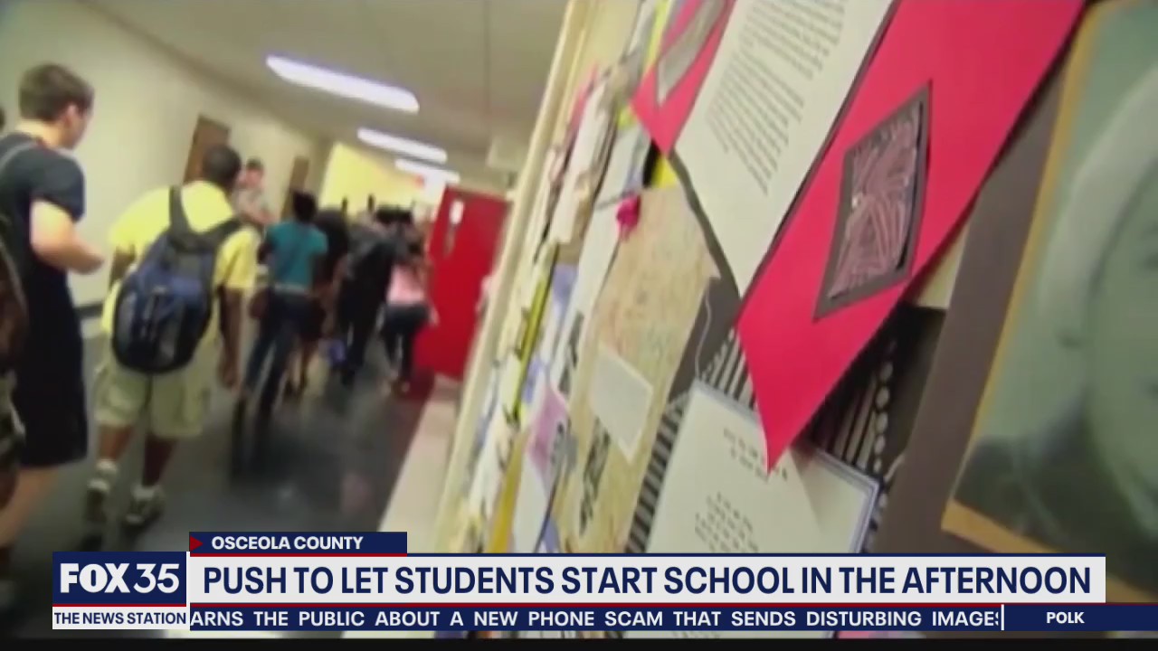 Push to let students start school in the afternoon