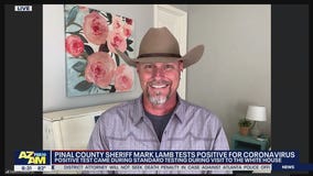 Pinal County Sheriff Mark Lamb speaks on positive COVID-19 test