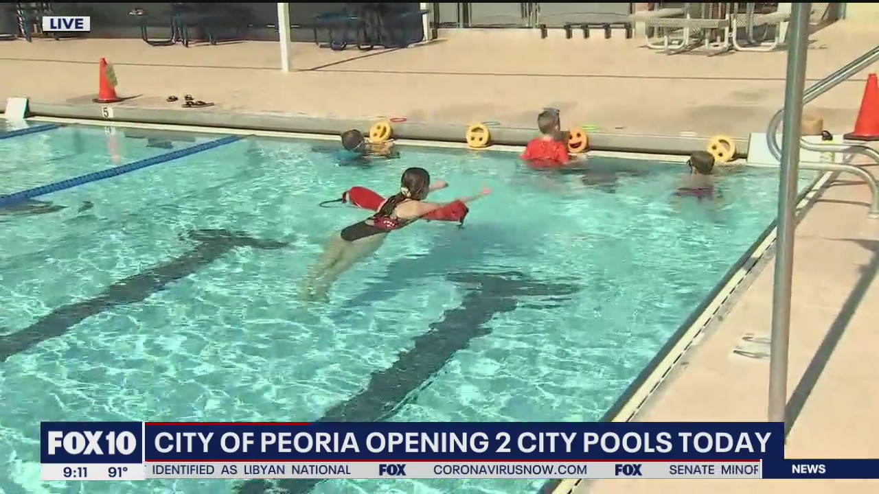 City of Peoria opening two pools