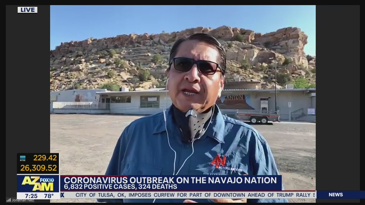 Navajo Nation President Jonathan Nez speaks on coronavirus outbreak on Navajo Nation