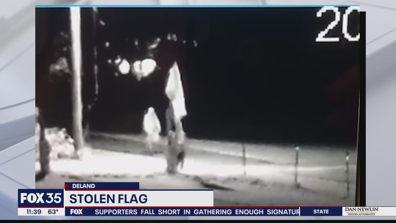 Trump 2020 flag stolen from front yard of Volusia County home