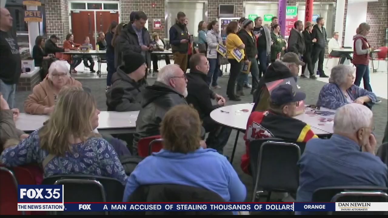 Buttigieg and Sanders appear to lead as Iowa releases caucus