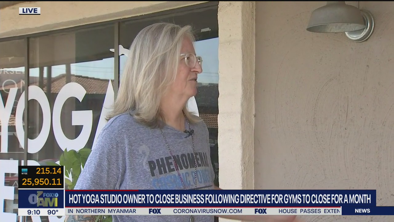 Hot yoga studio owner forced to close business after Gov. Ducey shuts down gyms amid COVID-19