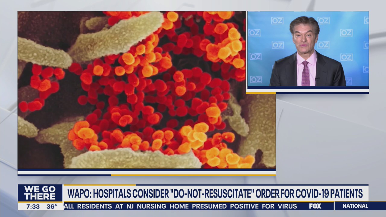 Hospitals consider 'do-not-resuscitate' orders for COVID-19 patients, reports say