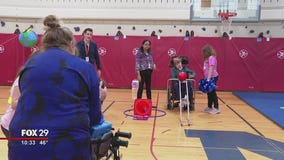 Gym teacher designs adapted class for students with disabilities