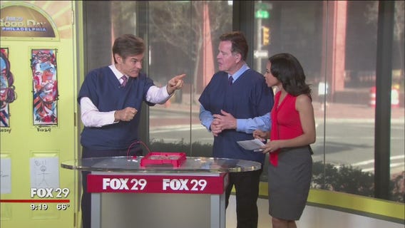Mike plays Operation with Dr. Oz