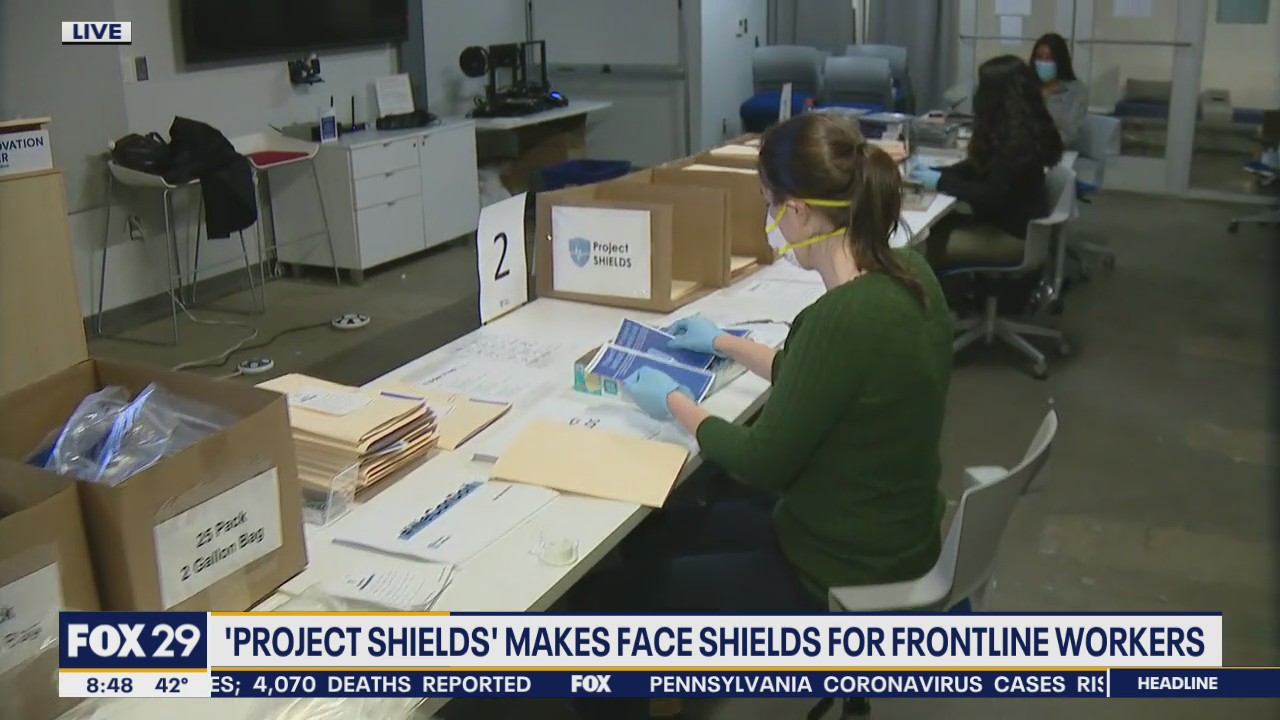 University of Pennsylvania alumni make PPE for essential workers in Grays Ferry