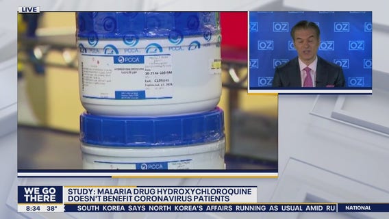 Study: Malaria drug Hydroxychloroquine doesn't benefit COVID-19 patients