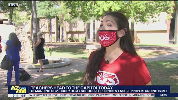 Teachers call on Gov. Ducey to delay reopening of schools amid COVID-19