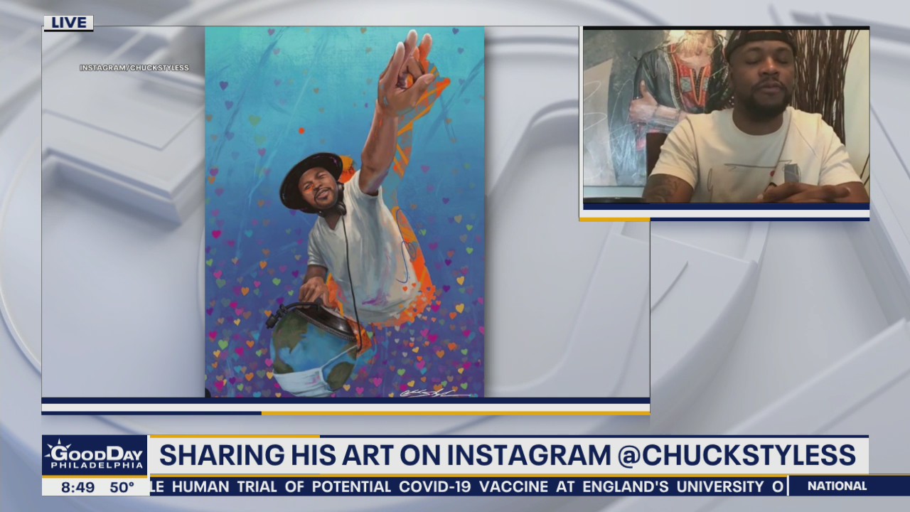 Philadelphia artist documents impact of coronavirus through his incredible works