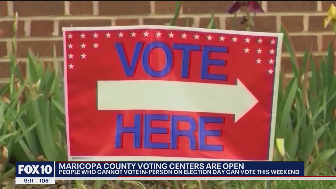 Maricopa County voting centers open for the upcoming primary election