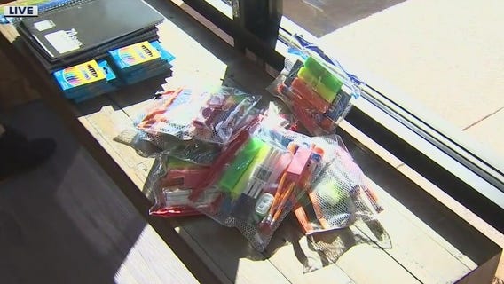 Arizona company giving away backpacks filled with school supplies
