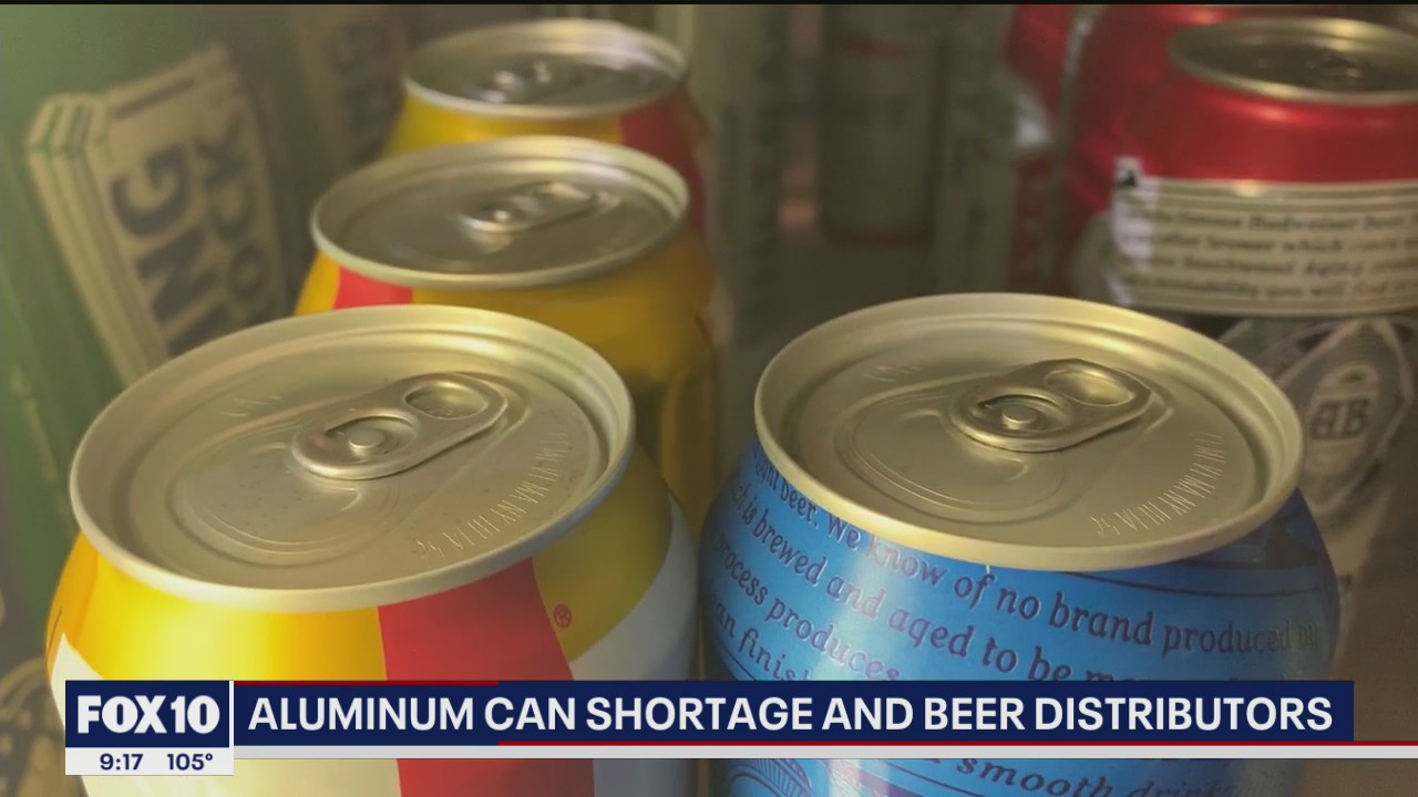 Aluminum can shortage impacting beer industry