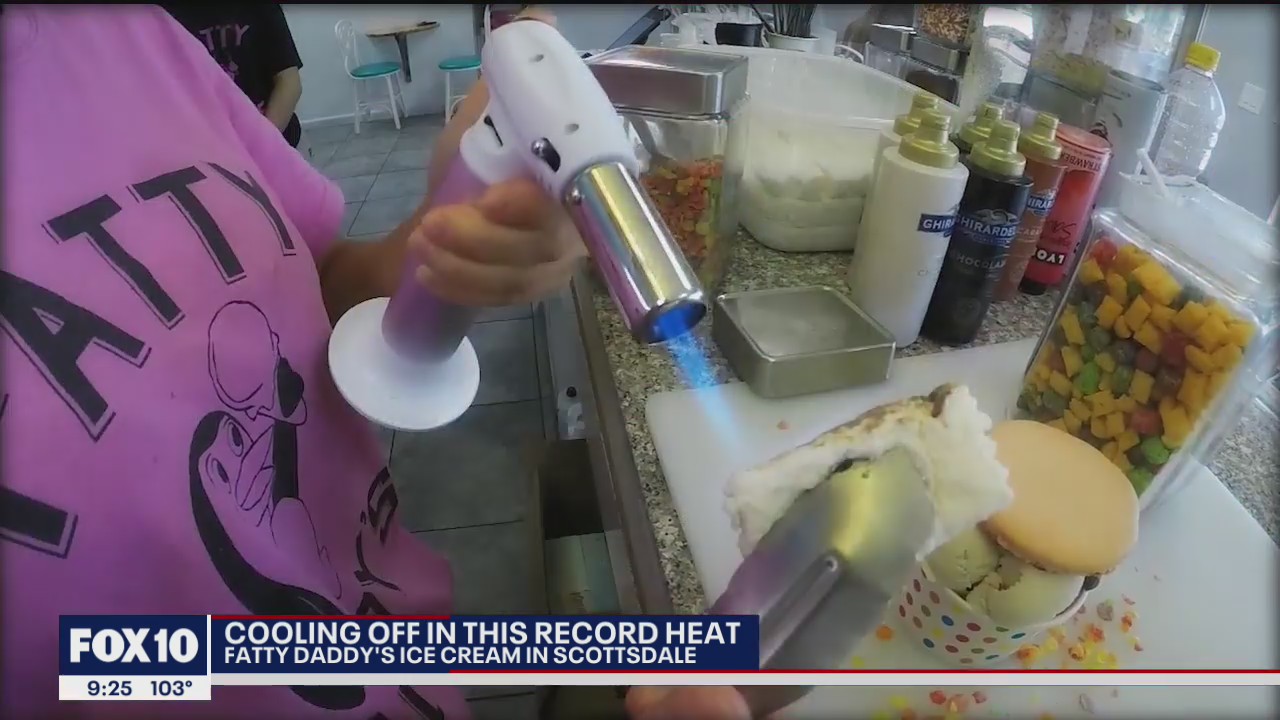 Fatty Daddy's Ice Cream offers a unique way to stay cool in the Valley heat