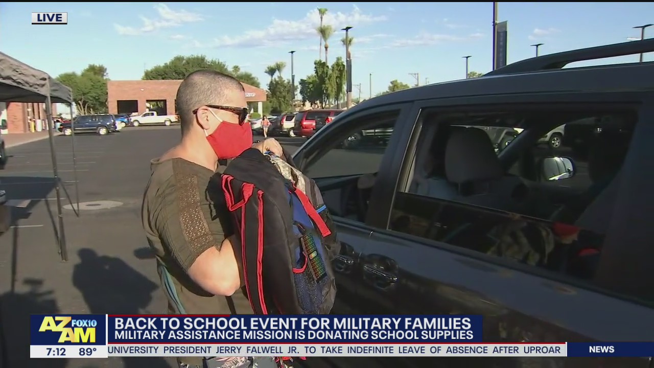 Military Assistance Mission donates school supplies