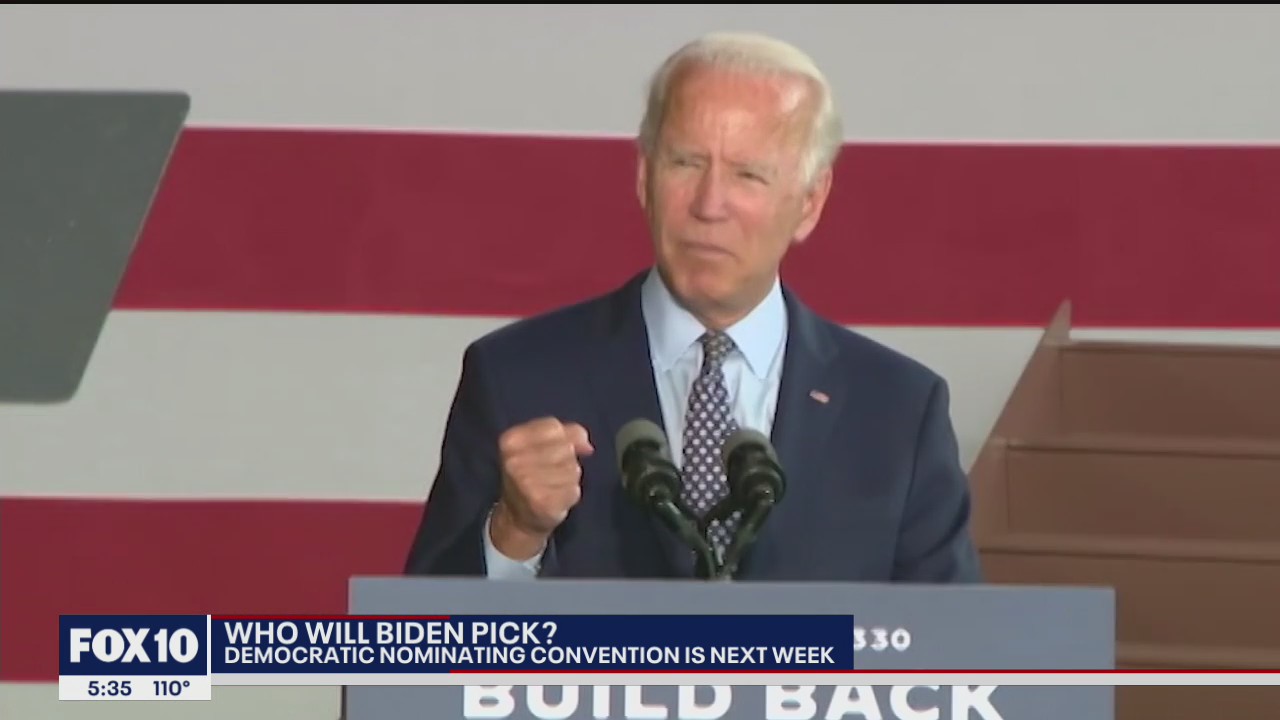 America awaits Joe Biden's VP pick, announcement coming soon