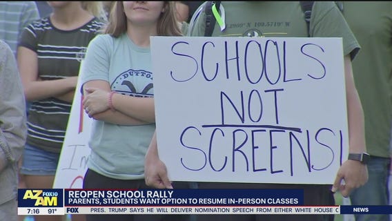 Parent who wants option to resume in person learning speaks out