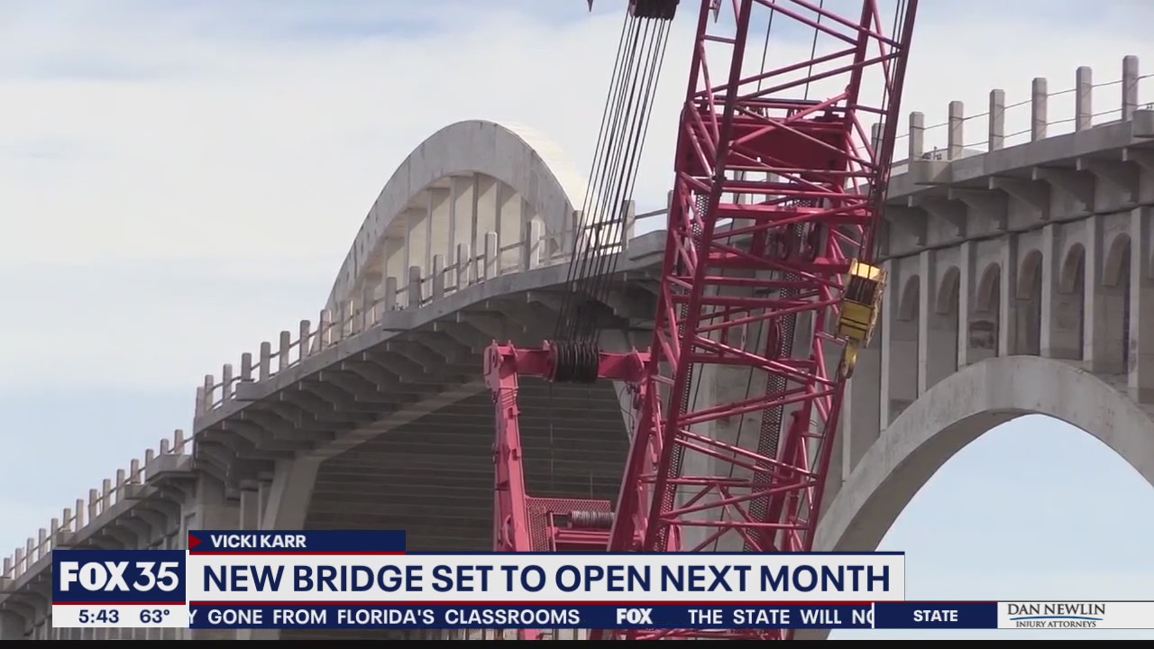 Veterans Memorial Bridge to open next month