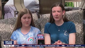 Two kids put on a newscast called Good News Now to lift spirits during coronavirus