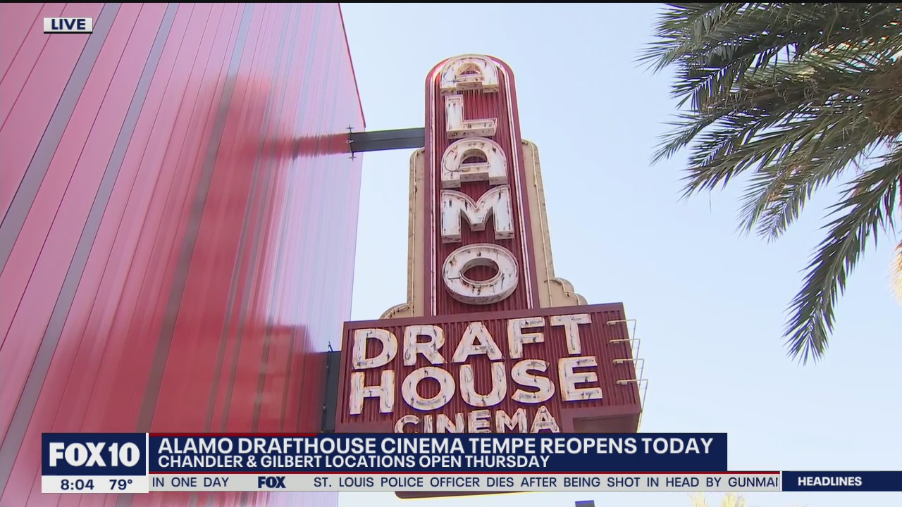 Alamo Drafthouse Cinema Tempe reopens Aug. 31