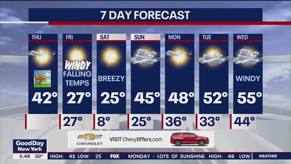 NYC weather forecast